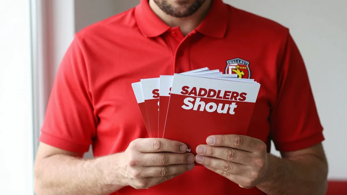 Walsall FC has introduced a pre-order window for the Saddlers Shout matchday programme for every remaining home fixture...